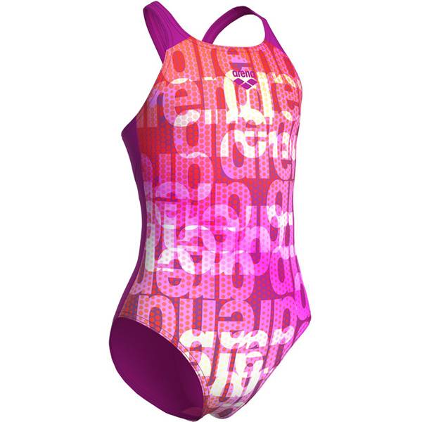 Thumbnail - ARENA Kinder Schwimmanzug GIRL'S MULTI COLOURS SWIMSUIT V BACK