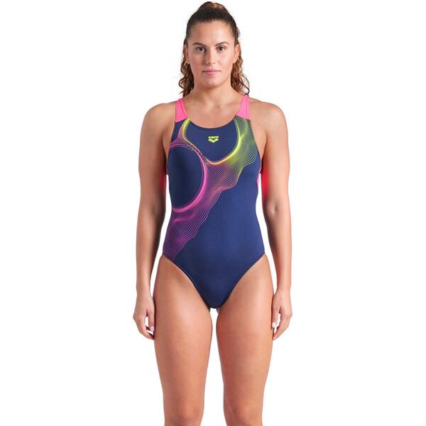 Thumbnail - ARENA Damen Schwimmanzug RIPPLES SWIMSUIT V BACK B