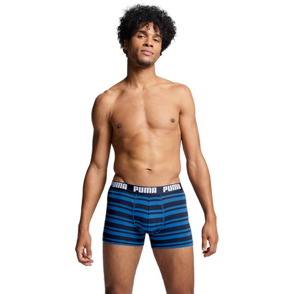 Thumbnail - PUMA Heritage Stripe Herren-Boxershorts 2er-Pack