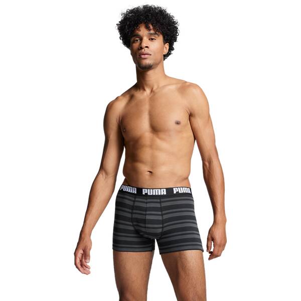 Thumbnail - PUMA Heritage Stripe Herren-Boxershorts 2er-Pack