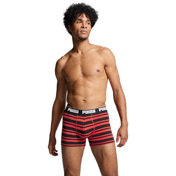 Thumbnail - PUMA Heritage Stripe Herren-Boxershorts 2er-Pack