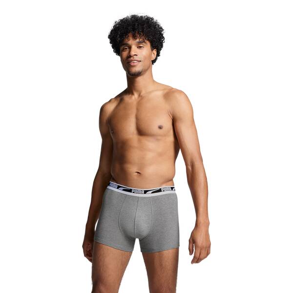 Thumbnail - PUMA Herren Unterhose MEN MULTI LOGO BOXER 2P