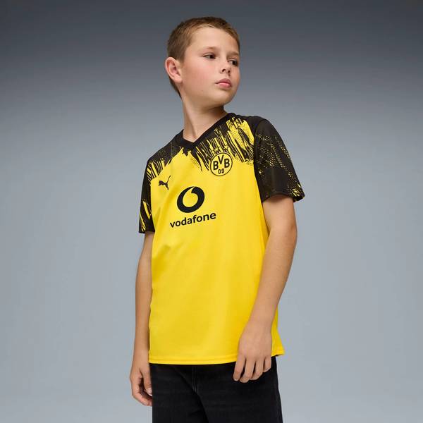 Thumbnail - PUMA Kinder Trikot BVB Home Jersey Replica Jr with Sponsor 25/26