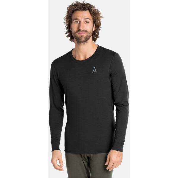 Thumbnail - ODLO Herren Langarm Shirt BL TOP crew neck l/s MERINO 200