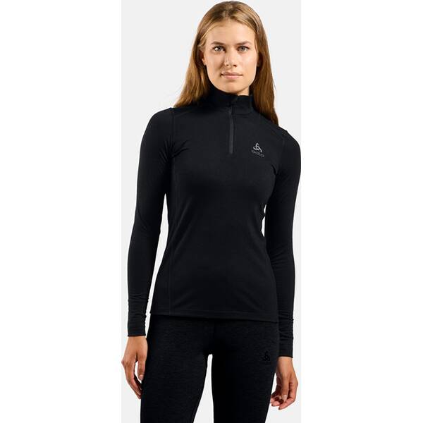 Thumbnail - ODLO Damen Unterhemd BL TOP turtle neck l/s half zi