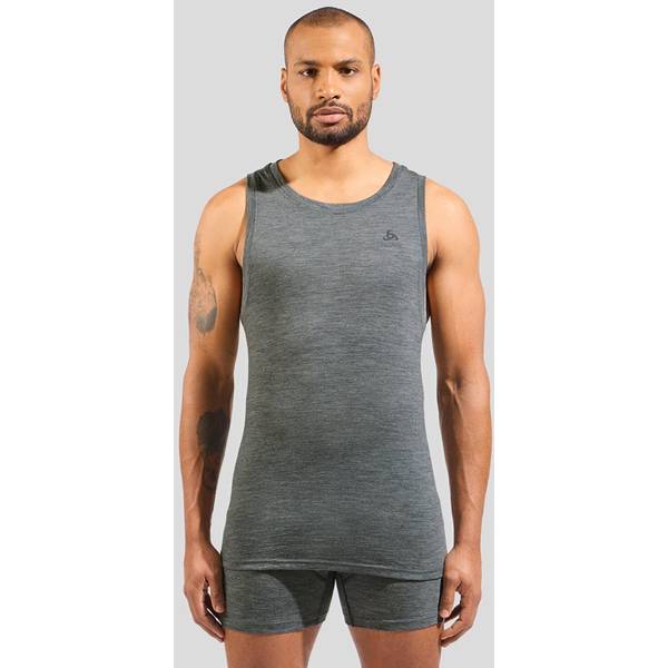 Thumbnail - ODLO Herren Unterhemd Natural Merino 160 Base-Layer-Sporttop mit Rundhalsausschnitt