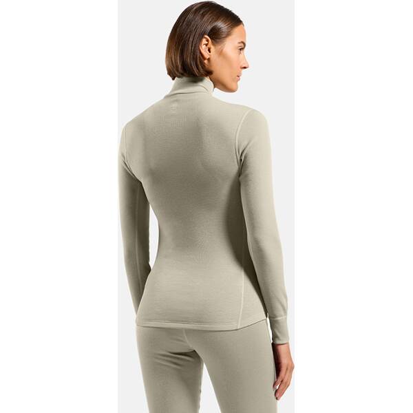 Thumbnail - ODLO Damen Unterhemd BL TOP Turtle neck l/s half zi