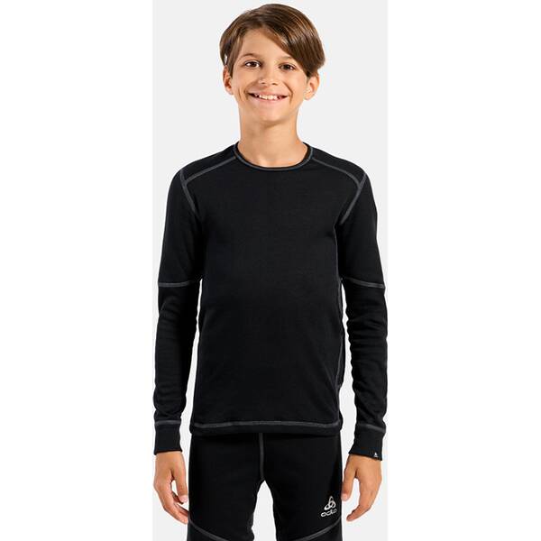 Thumbnail - ODLO Kinder Unterhemd BL TOP Crew neck l/s ACTIVE X-