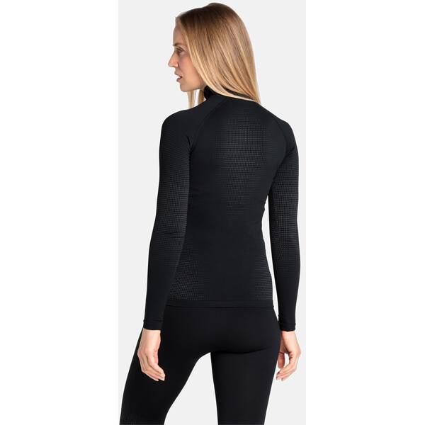 Thumbnail - ODLO Damen Unterhemd BL TOP Turtle neck l/s half zi