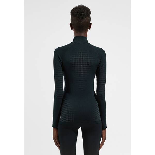 Thumbnail - ODLO Damen Unterhemd BL TOP Turtle neck l/s half zi