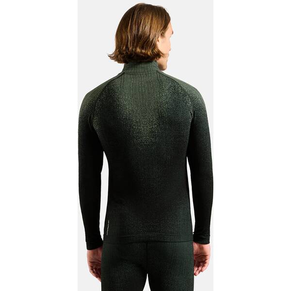 Thumbnail - ODLO Herren Unterhemd BL TOP turtle neck l/s half zi