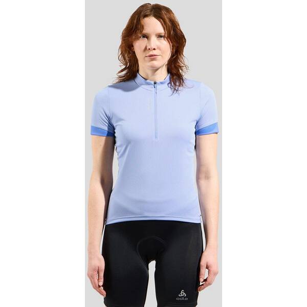 Thumbnail - ODLO Damen Shirt T-shirt s/u collar s/s 1/2 zip