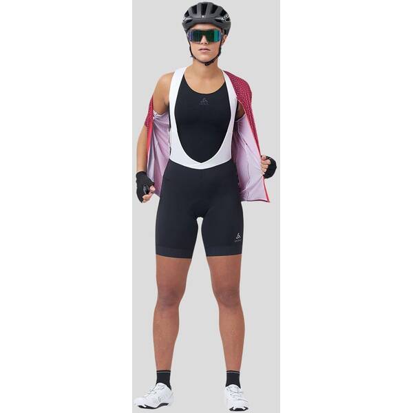 Thumbnail - ODLO Damen Latzhose Tights short suspenders ZEROWE