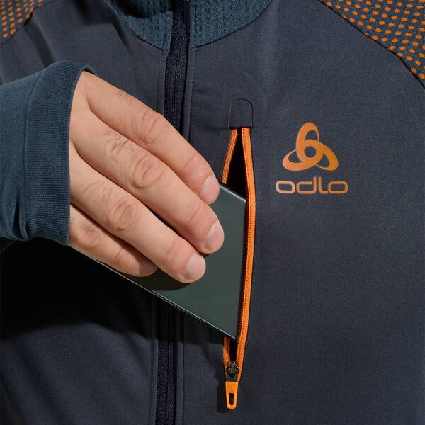 Thumbnail - ODLO Herren Unterjacke Mid layer full zip X-ALP PK WI