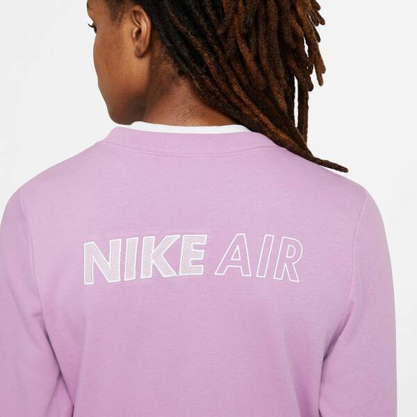 Thumbnail - NIKE Lifestyle - Textilien - Sweatshirts Air Fleece Sweatshirt Damen Beige NIKE Lifestyle - Textilien - Sweatshirts Air ...