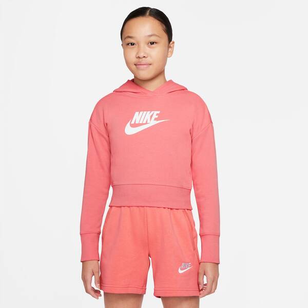 Thumbnail - NIKE Kinder CLUB FT CROP HOODIE HBR