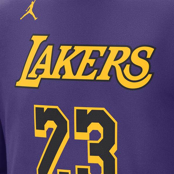Thumbnail - NIKE Herren Fansweatshirt Los Angeles Lakers Courtside Statement Edition Jordan NBA Fleece