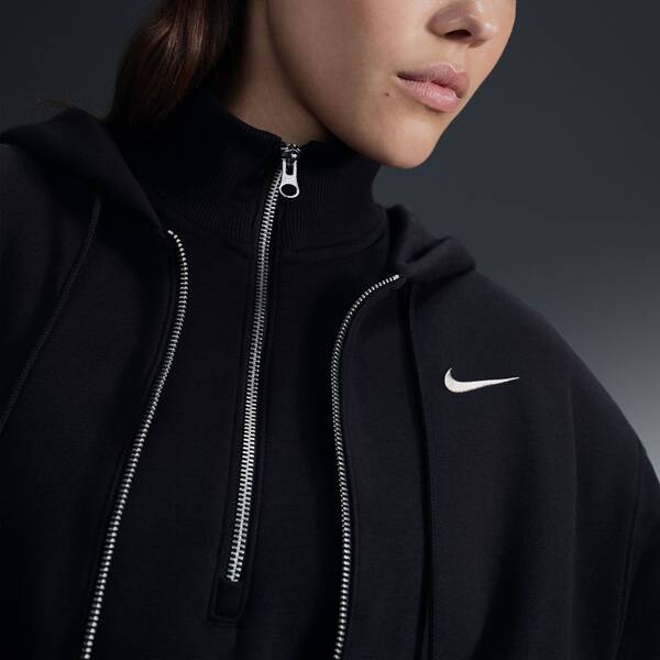 Thumbnail - NIKE Damen Unterjacke W NSW PHNX FLC FZ OS HOODIE