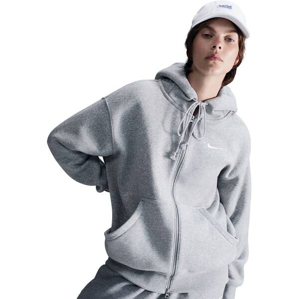 Thumbnail - NIKE Damen Unterjacke W NSW PHNX FLC FZ OS HOODIE