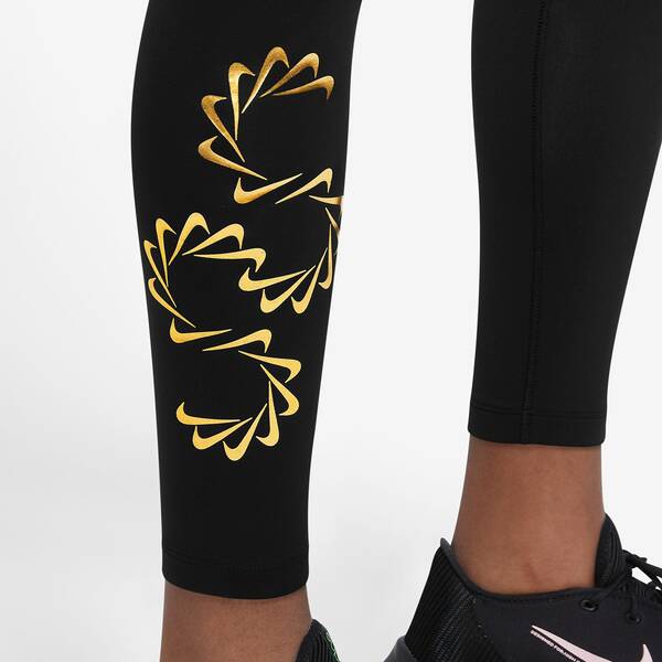 Thumbnail - NIKE Damen Tight W NK ONE TF MR TGHT GRX