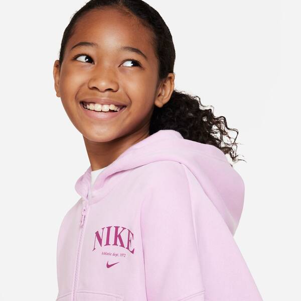 Thumbnail - NIKE Kinder Unterjacke G NSW TREND FLC FZ HOODIE