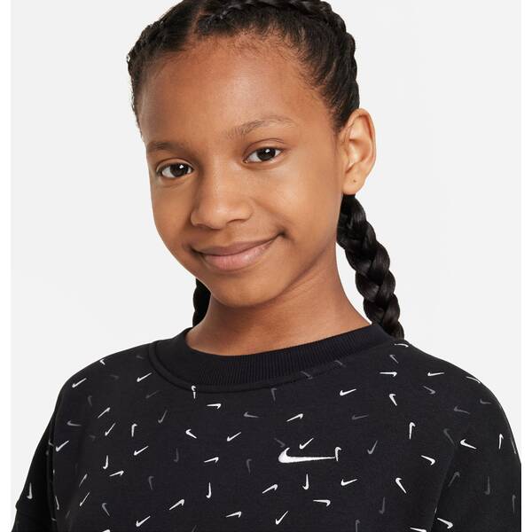 Thumbnail - NIKE Kinder Sweatshirt G NSW CLUB FLC OVRSZD CRW LOGO