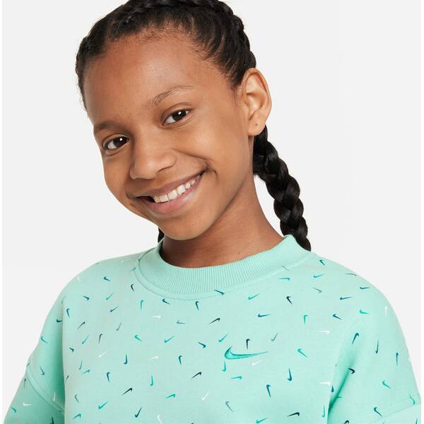 Thumbnail - NIKE Kinder Sweatshirt G NSW CLUB FLC OVRSZD CRW LOGO