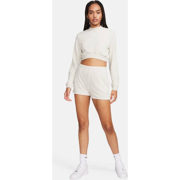 Thumbnail - NIKE Damen Shirt Sportswear Chill Terry Crew-Neck