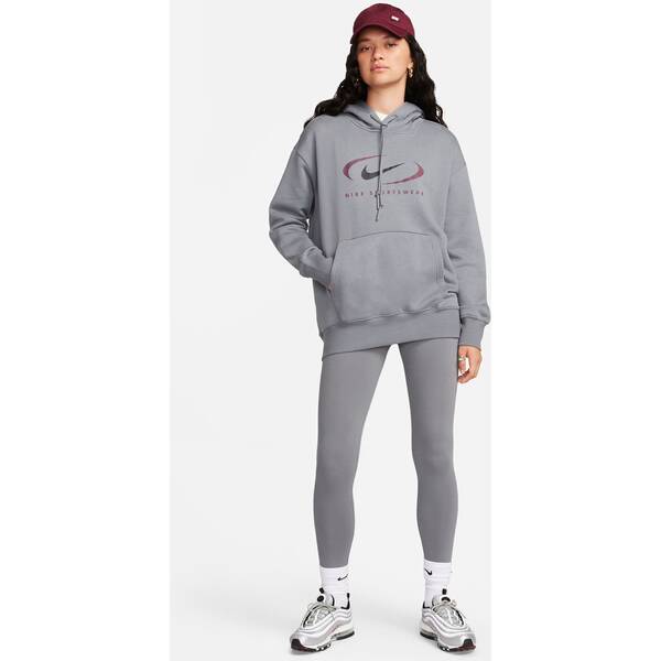 Thumbnail - NIKE Damen Kapuzensweat W NSW FLC OS PO HDY SWSH