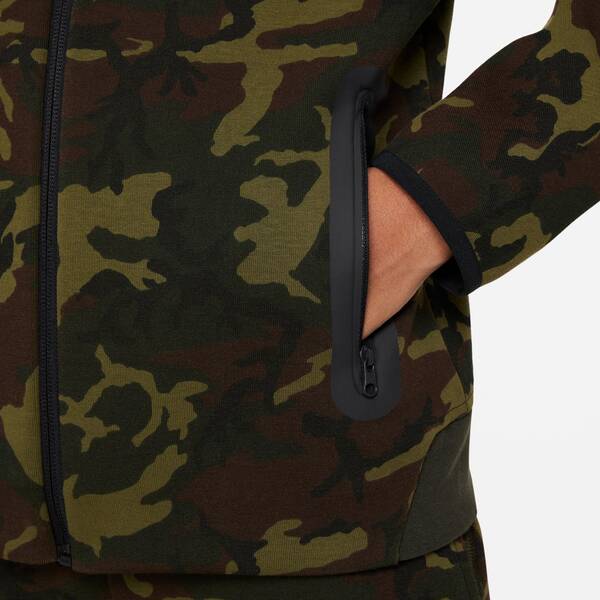 Thumbnail - NIKE Kinder Kapuzensweat Tech Fleece Camo Full-Zip