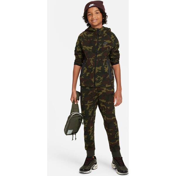 Thumbnail - NIKE Kinder Kapuzensweat Tech Fleece Camo Full-Zip