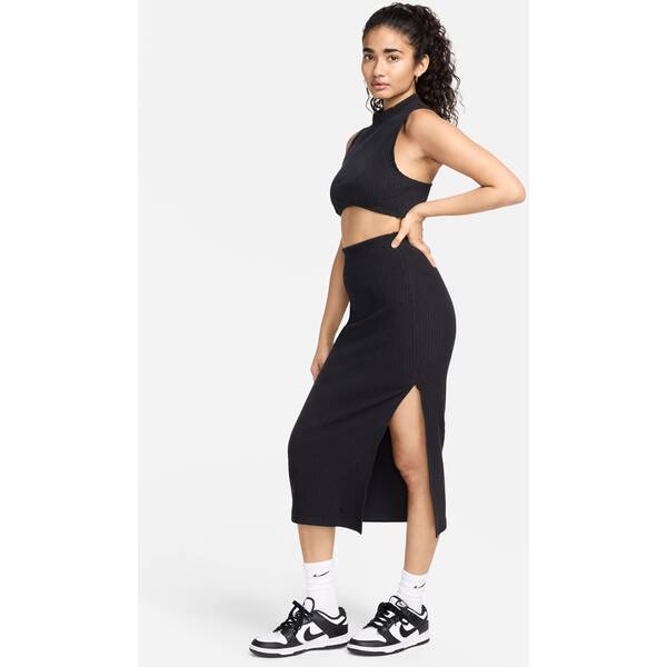 Thumbnail - NIKE Damen Rock Sportswear Chill Knit Ribbed Midi