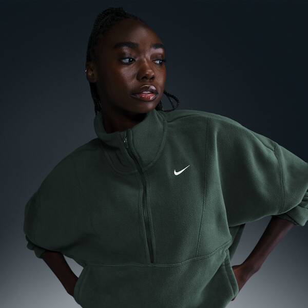 Thumbnail - NIKE Damen Shirt One Therma-FIT Oversized 1, 2-Zip Fleece