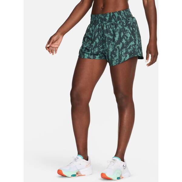 Thumbnail - NIKE Damen Shorts One Breathable Dri-FIT High-Waisted Brief-Lined 3" Printed
