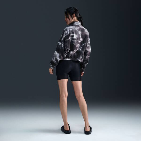 Thumbnail - NIKE Damen Shirt One Therma-FIT Oversized 1, 2-Zip Fleece Printed