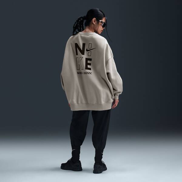 Thumbnail - NIKE Damen Shirt Sportswear Oversized Fleece