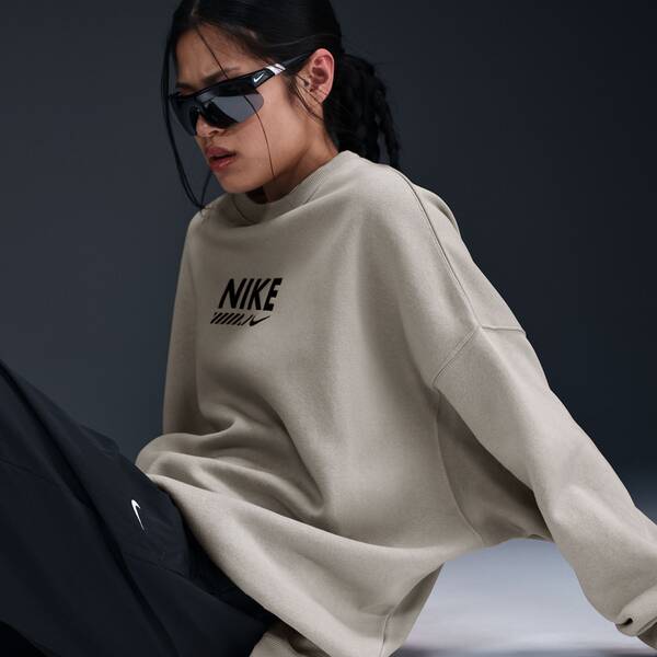 Thumbnail - NIKE Damen Shirt Sportswear Oversized Fleece