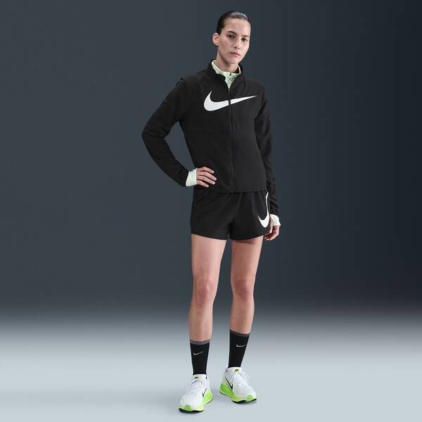 Thumbnail - NIKE Damen Shorts W NK ONE SWSH HBR DF MR 3IN BR