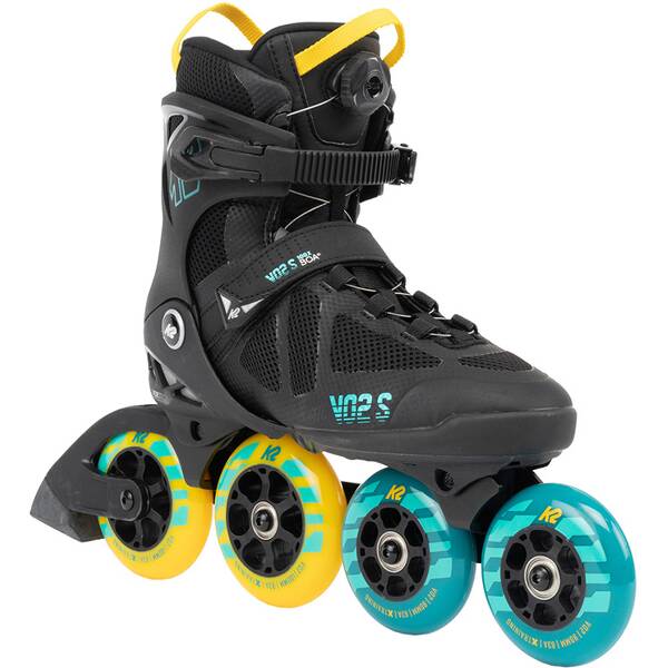 Thumbnail - K2 Herren Inlineskates VO2 S 100 X BOA U black_blue_yellow