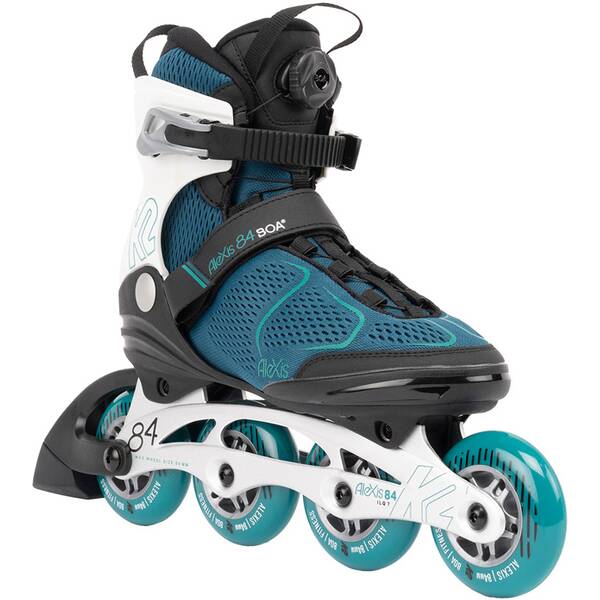 Thumbnail - K2 Damen Inlineskates ALEXIS 84 BOA teal_white