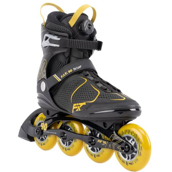Thumbnail - K2 Herren Inlineskates F.I.T. 90 BOA gray_mustard
