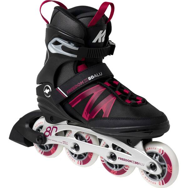 Thumbnail - K2 Damen Inlineskates FREEDOM III 80 ALU