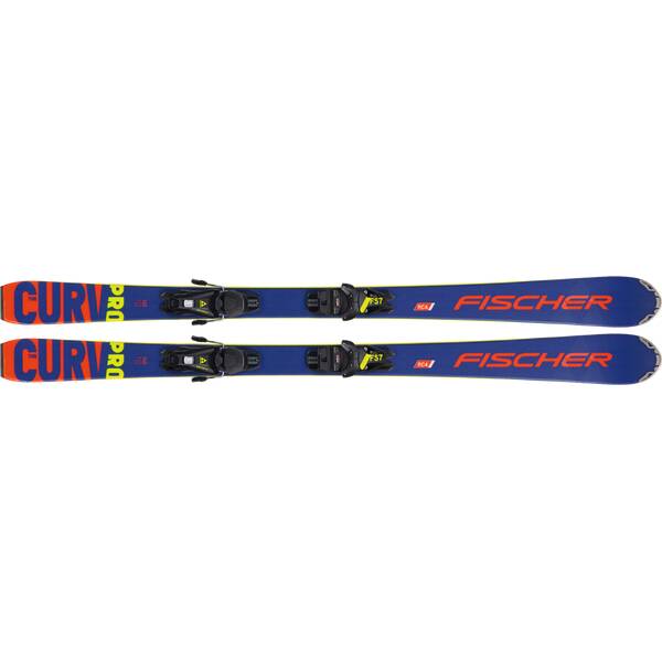 Thumbnail - FISCHER Kinder Racing Ski THE CURV PRO JRS + FJ7 CA JRS