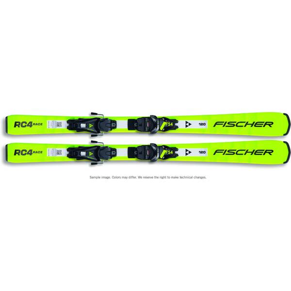 Thumbnail - FISCHER Kinder Racing Ski RC4 RACE JR (70-90) JRS + FS 4 CA J