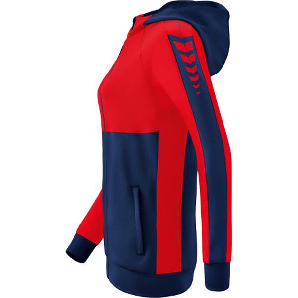 Thumbnail - ERIMA Damen Six Wings Trainingsjacke mit Kapuze