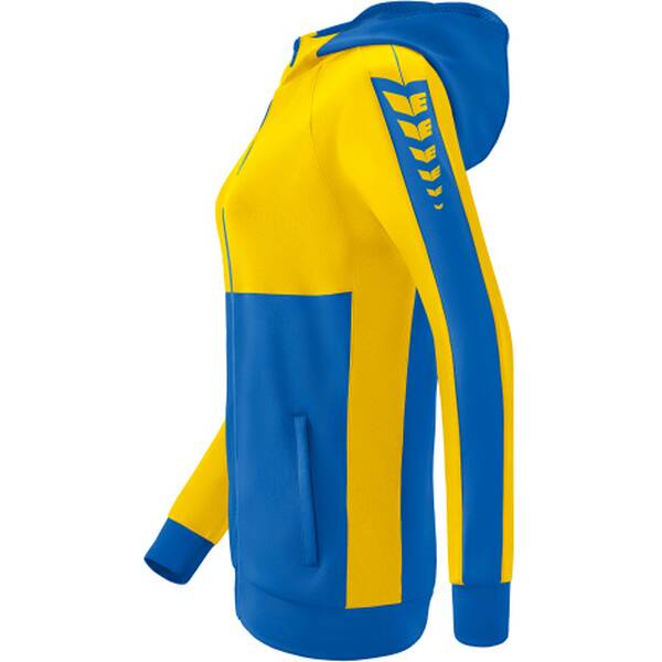 Thumbnail - ERIMA Damen Six Wings Trainingsjacke mit Kapuze