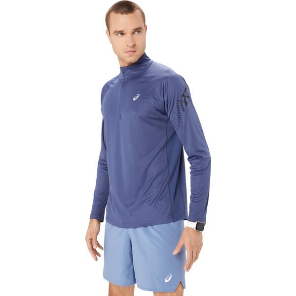 Thumbnail - ASICS Herren T-Shirt ICON LS 1/2 ZIP