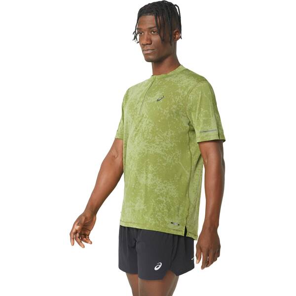 Thumbnail - ASICS Herren T-Shirt METARUN PATTERN 1/2 ZIP SS TOP