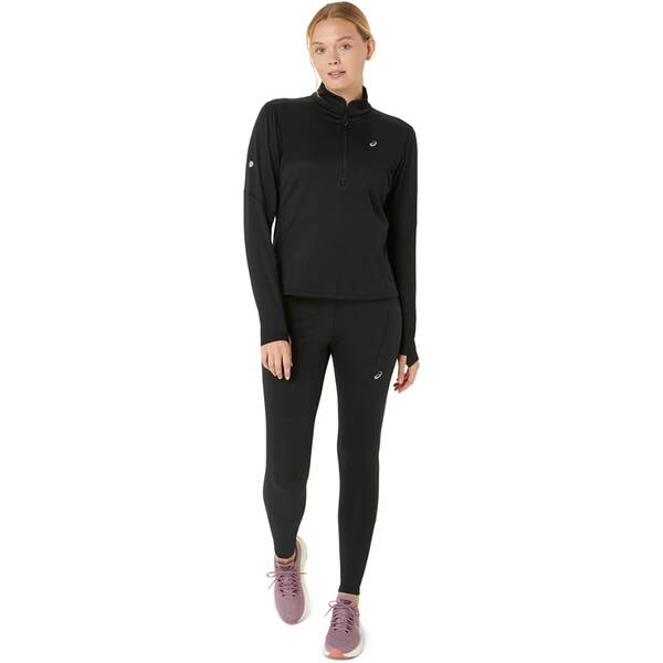 Thumbnail - ASICS Damen T-Shirt ROAD WINTER 1/2 ZIP MID LAYER