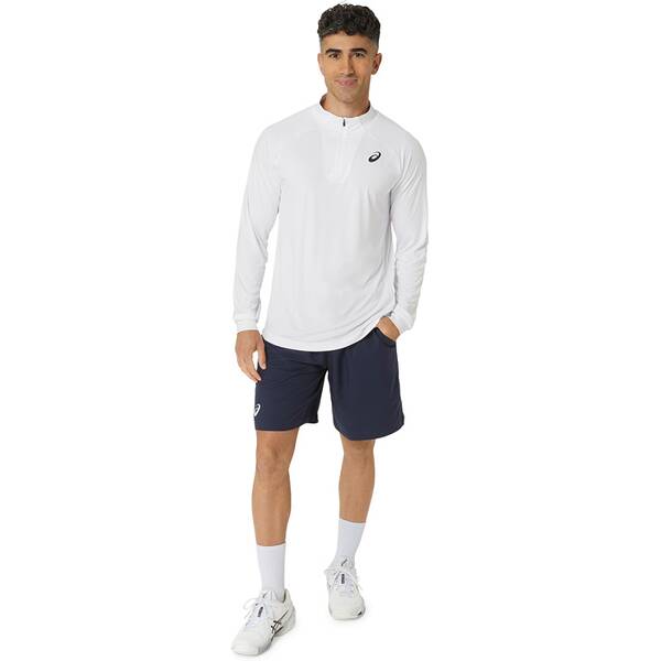 Thumbnail - ASICS Herren Shirt MEN COURT LS 1/2 ZIP TOP